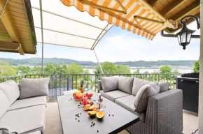 SeePanorama-Deluxe-Sauna-Massage-Garten-Tropical-BBQ-Parken-RelaxxApartment